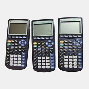 Lot of 3 Texas Instruments‎ TI-83 Plus Graphing Calculator For Parts Only